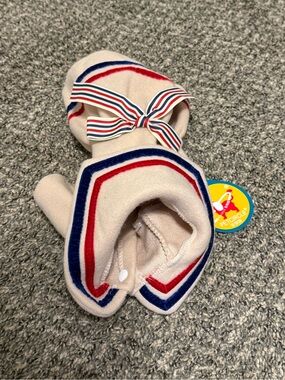 Dog sailor uniform outfit costume small red blue July 4th nwt